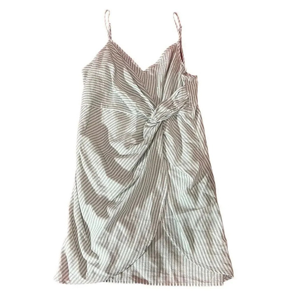 Alatr'd‎ State Green and White Striped Dress Size Large - Picture 2 of 5